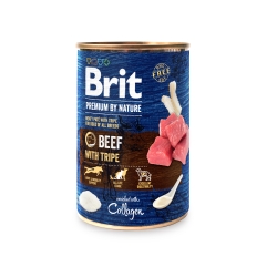 Brit Premium by Nature, wołowina z flakami, 400 g